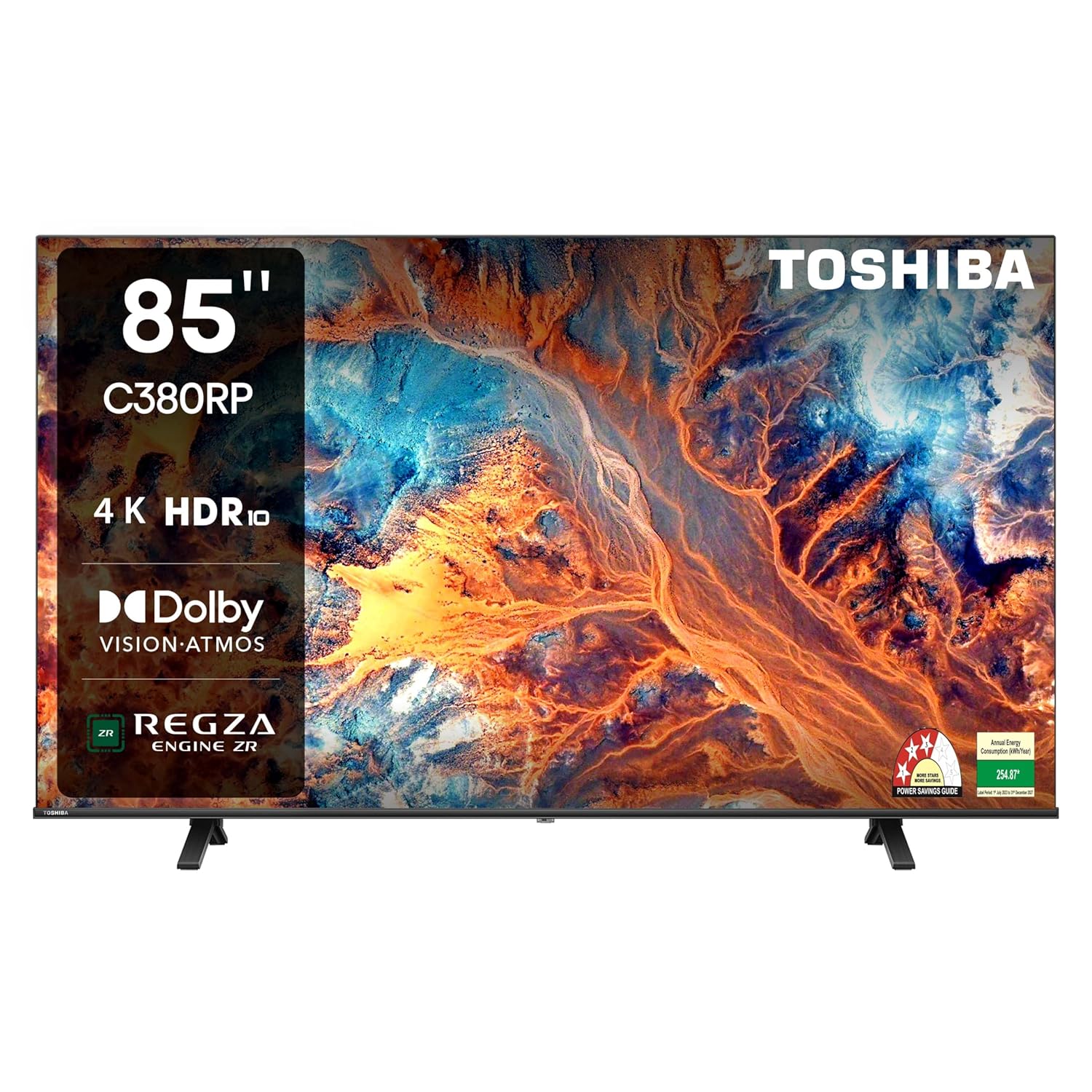 TOSHIBA 215 cm (85 inches) C380RP Series 4K Ultra HD Smart LED TV 85C380RP