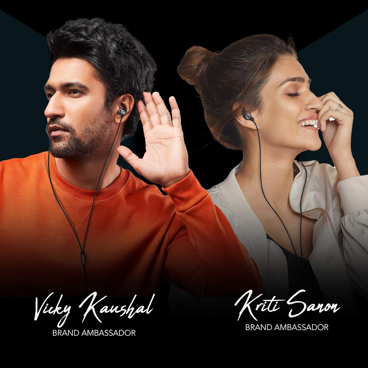 GOBOULT BassBuds X1 in-Ear Wired Earphones with 10mm Extra Bass Driver and HD Sound with mic (Black)