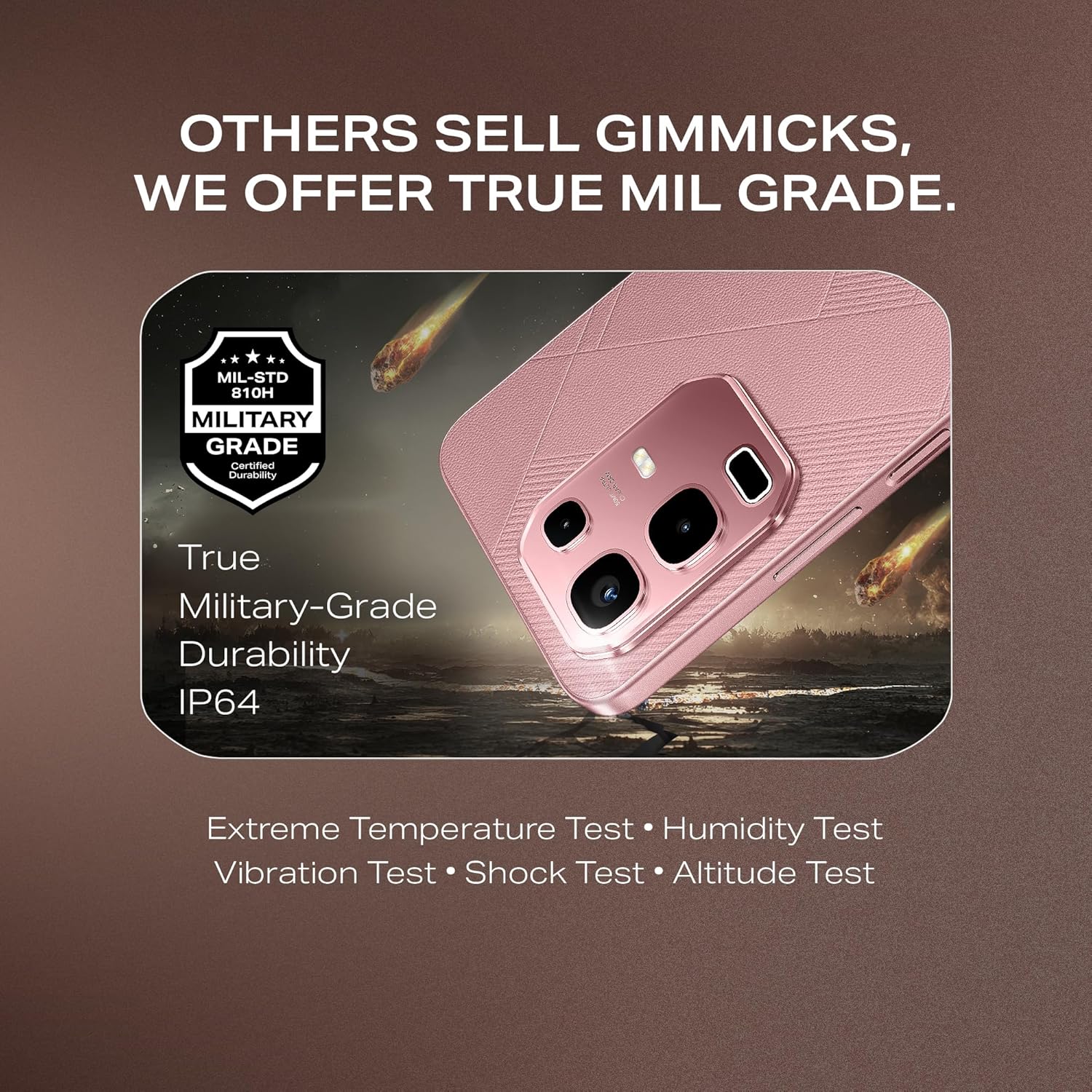 Infinix Note 50x 5G+ (Sunset Spice Pink, 8GB RAM, 128GB Storage) | MediaTek D7300 Ultimate | 90FPS BGMI Gaming | 5500mAH Battery with 45W FastCharge | 650K+ AnTuTu AI