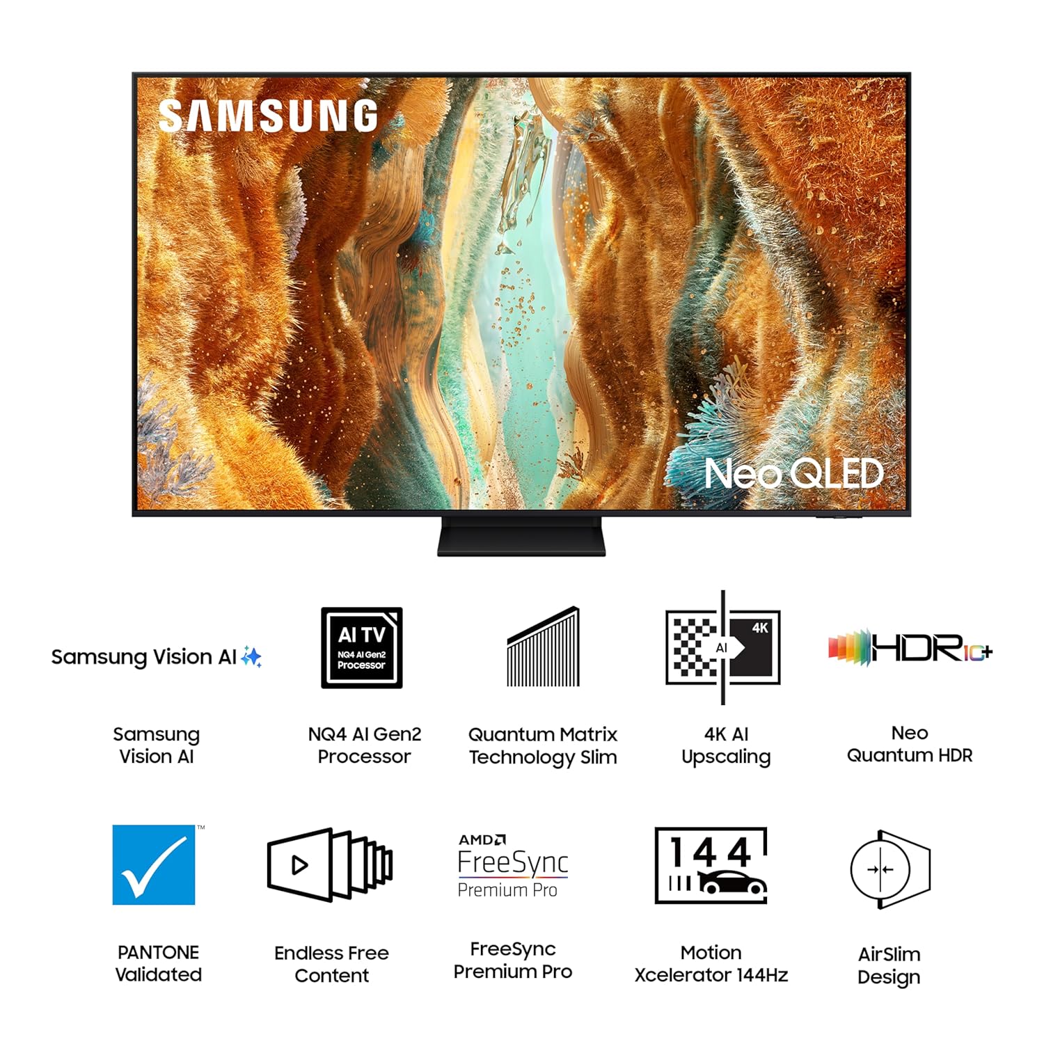 Samsung 138 cm (55 inches) 4K Ultra HD Mini-LED Neo-QLED Smart TV QA55QN70FAULXL