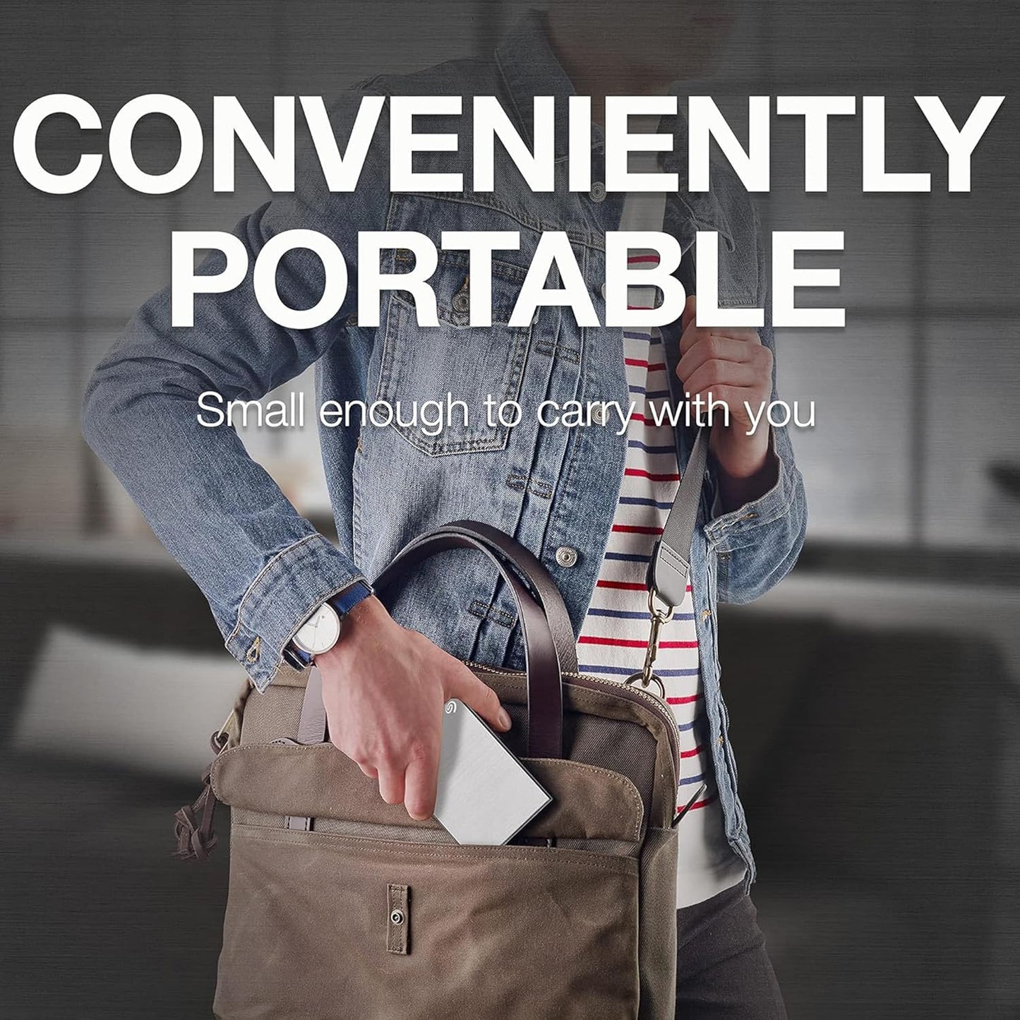 Seagate One Touch 1TB External HDD with Password Protection Silver, for Windows and Mac, with 3 yr Data Recovery Services, (STKY1000401)