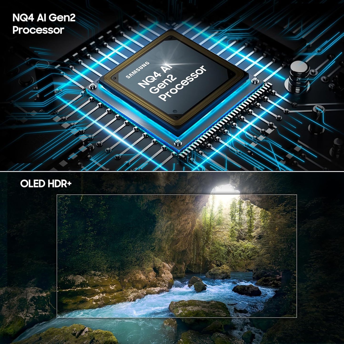 Samsung 195 cm (77 inches) 4K Ultra HD Smart OLED TV QA77S90DAELXL (Graphite Black)