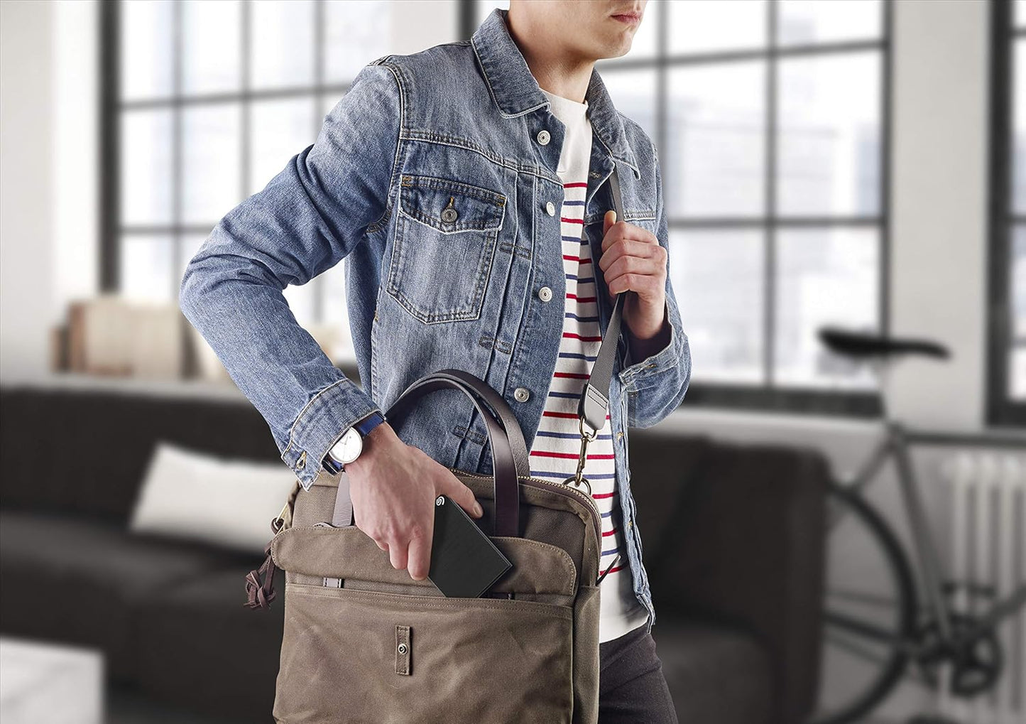 Seagate One Touch 1TB External HDD with Password Protection – Black, for Windows and Mac, with 3 yr Data Recovery Services, and 6 Months Mylio Create Plan and Dropbox Backup Plan (STKY1000400)