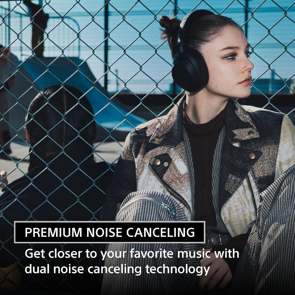 Sony ULT Wear WH-ULT900N Noise Cancellation Wireless Bluetooth Over Ear Headphones with Massive Bass, Up to 50Hrs Battery-Black