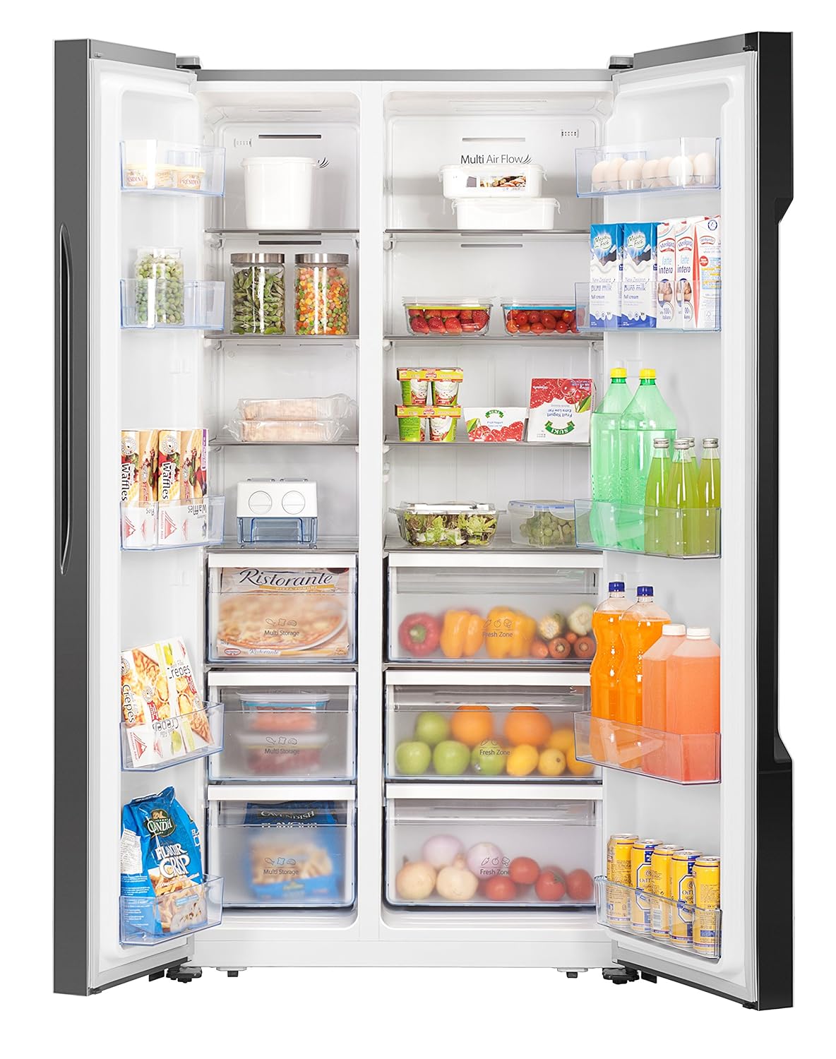 BPL 690 L Frost Free Side-by-Side Refrigerator(R690S2, Black)